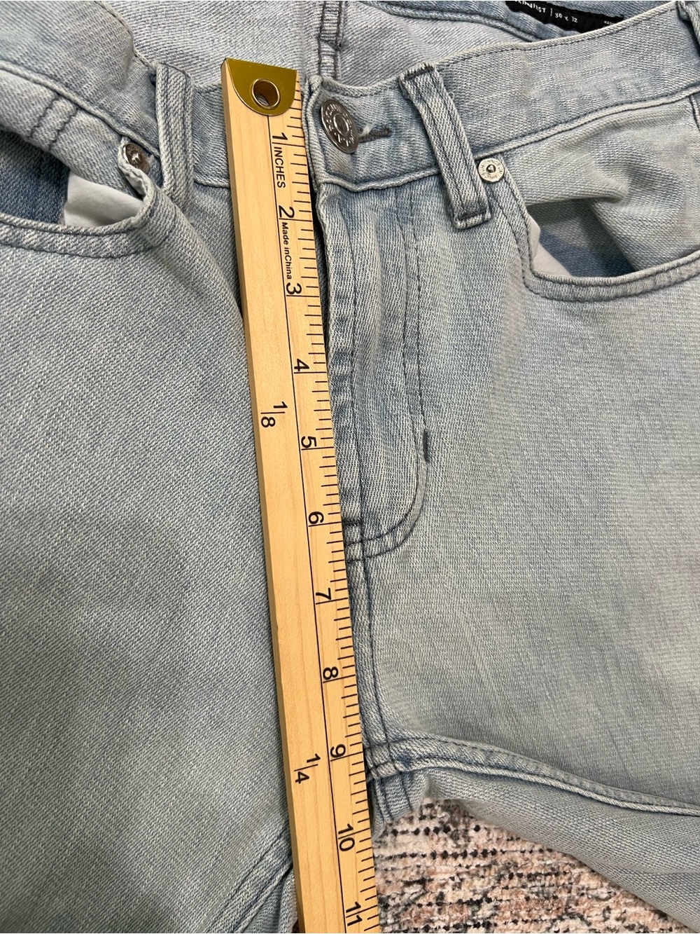 Pacsun Jeans Womens 30 Distressed Skinny Light Wash Stretch - Picture 8 of 12